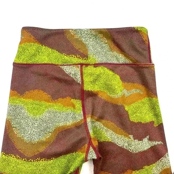 Noli Earthy Dot Camo Sedona Higb Waist Quick Wick 4 Way Stretch Legging Size S - Picture 8 of 15